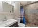 This bathroom has been updated with a new vanity and modern shower at 8725 E Coronado Rd, Scottsdale, AZ 85257