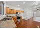Charming kitchen featuring wood cabinets, stainless steel appliances, and lots of light at 8745 W Windsor Dr, Peoria, AZ 85381