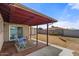 Inviting covered patio with outdoor seating and spacious area, perfect for relaxing and entertaining guests at 9625 W Mountain View Rd # A, Peoria, AZ 85345