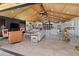 Expansive living area boasts a vaulted wood ceiling, neutral color palette, and plenty of room for entertaining at 11119 W Mountain View Rd, Sun City, AZ 85351