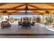 Outdoor patio with ample seating at 11119 W Mountain View Rd, Sun City, AZ 85351