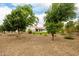 Sprawling backyard with patio and lots of trees at 10380 E Cholla St, Scottsdale, AZ 85260