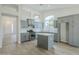 Stylish kitchen with gray cabinetry, stainless steel appliances, and a center island at 1584 E Harrison E St, Chandler, AZ 85225