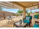 Outdoor patio with comfortable seating, providing a relaxing space for entertaining at 17939 N Encanto Dr, Surprise, AZ 85374