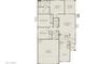 Detailed floorplan of a single Gathering home showcasing the layout of rooms and spaces at 25176 W Wier Ave, Buckeye, AZ 85326