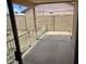 View of an outdoor patio with railing and privacy wall at 5139 E Tano St, Phoenix, AZ 85044