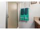 Close-up of the walk-in shower with glass door at 6337 E Evergreen St, Mesa, AZ 85205
