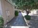 Side yard featuring stone path at 6721 E Phelps Rd, Scottsdale, AZ 85254