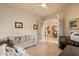 Comfortable living room with tile floors, comfortable seating, and easy access to the kitchen at 9270 E Thompson Peak Pkwy # 367, Scottsdale, AZ 85255