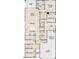 Detailed floor plan showcasing the layout of the home with bedrooms, kitchen, and great room at 9539 W Parkway Dr, Tolleson, AZ 85353