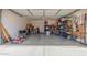 Spacious two-car garage with ample storage space and organization at 2565 E Southern Ave # 130, Mesa, AZ 85204