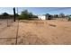 Spacious, dirt backyard featuring chain link fence at 3155 E Mobile Ln, Phoenix, AZ 85040
