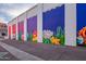 Colorful mural art adorning the exterior wall, adding a vibrant and artistic touch to the building at 960 W Hudson Way, Gilbert, AZ 85233