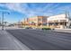 Scenic street view showcasing local businesses and landscaping in a vibrant neighborhood setting at 960 W Hudson Way, Gilbert, AZ 85233