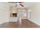 Open living area featuring sleek floors, high ceilings, and seamless flow to the kitchen at 1061 E Linda Ln, Gilbert, AZ 85234