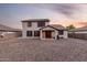 Large backyard with desert landscaping featuring a red tiled roof home at 12300 N 142Nd Ln, Surprise, AZ 85379
