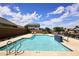 Community pool featuring lounge seating and a shallow area is a perfect place to cool off at 2425 E Beverly Rd, Phoenix, AZ 85042