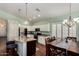 Eat-in kitchen features granite countertops, stainless steel appliances and lots of natural light at 3793 E Lexington Ave, Gilbert, AZ 85234