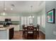 Inviting eat-in kitchen featuring granite countertops, updated appliances, and plantation shutters at 3793 E Lexington Ave, Gilbert, AZ 85234