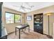 Home office featuring natural light and a built in bookshelf at 3854 E Cathedral Rock Dr, Phoenix, AZ 85044