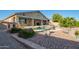 Wonderful backyard, including a private pool and well-kept landscaping at 40853 W Bravo Dr, Maricopa, AZ 85138