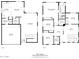 Detailed floor plan of the home showcasing kitchen, living areas, and garage layout at 4368 E Cullumber St, Gilbert, AZ 85234