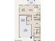 First floor plan featuring the kitchen, great room, dining room, den, laundry, bedroom, and two car garage at 47748 W Moeller Rd, Maricopa, AZ 85139