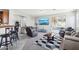 Open floorplan featuring a combined living space and access to outdoor living at 6836 W Bronco Trl, Peoria, AZ 85383