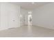 Primary bedroom with ensuite bathroom and views to the living room at 7006 E Jensen St # 40, Mesa, AZ 85207