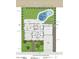 Detailed floor plan showcasing open kitchen, dining and living areas, plus a custom pool and beautiful yard at 8419 E Rancho Vista Dr, Scottsdale, AZ 85251