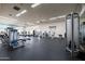 The fitness center features state-of-the-art equipment and ample space for a comprehensive workout at 8804 E Ivy St, Mesa, AZ 85207