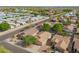 Community aerial view, displaying diverse desert homes, landscaping and convenient community street layout at 11359 E Elena Ave, Mesa, AZ 85208