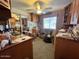 The home office has hard wood cabinets and carpet at 14439 N 38Th Pl, Phoenix, AZ 85032