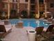 The beautiful pool offers lounge chairs and an umbrella in a peaceful outdoor setting at 1701 E Colter St # 280, Phoenix, AZ 85016