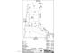 The plot plan shows property boundaries and dimensions, including setbacks, easements, and building footprint at 17747 W Fulton St, Goodyear, AZ 85338