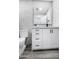 Modern bathroom featuring a sleek vanity and a stylishly placed toilet at 1961 N Hartford St # 1162, Chandler, AZ 85225
