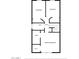 Detailed floor plan featuring bedrooms, bathrooms, walk-in closet, and hall layout of the home at 1961 N Hartford St # 1162, Chandler, AZ 85225