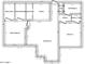 Detailed floor plan showcasing the layout of the home including two bedrooms, kitchen and Gathering room at 200 E Southern Ave # 222, Tempe, AZ 85282