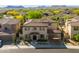 A captivating aerial view showcasing the home's architecture, landscaping, and surrounding neighborhood at 22406 N 36Th Way, Phoenix, AZ 85050