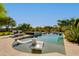 Inviting pool area with modern lounge chairs and a spa, ideal for luxurious outdoor living at 22406 N 36Th Way, Phoenix, AZ 85050