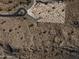 An aerial view showing the boundaries of a desert lot at 3367 N Highlands Dr # 39, Buckeye, AZ 85396