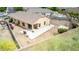 The backyard features a patio and potential firepit area, perfect for outdoor entertaining and relaxation at 36064 N Murray Grey Dr, San Tan Valley, AZ 85143