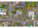 Overhead shot of houses with pools and landscaping in a peaceful residential neighborhood at 6002 E Cholla Rd, Cave Creek, AZ 85331