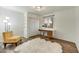 Modern office space with a sleek desk, stylish chair, and a beautiful view at 6002 E Cholla Rd, Cave Creek, AZ 85331