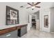 Flex space with tile floors, drop ceiling and neutral paint at 6055 E Hannibal St, Mesa, AZ 85205