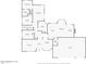 Detailed floor plan showcasing the layout of a home with multiple bedrooms, bathrooms, and living spaces at 10510 E Terra Dr, Scottsdale, AZ 85258