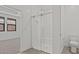 Bright bathroom featuring a glass shower, subway tile, and modern fixtures at 20332 W Sells Dr, Buckeye, AZ 85396