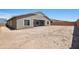 Expansive backyard with room for activities, bordered by a fence at 22825 E Alyssa Rd, Queen Creek, AZ 85142