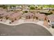Aerial view showcasing multiple single-Gathering homes with tile roofs in a well-kept neighborhood at 2397 E Winchester Pl, Chandler, AZ 85286