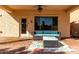 Comfortable outdoor seating on a brick patio, perfect for enjoying the outdoors at 5423 W Range Mule Dr, Phoenix, AZ 85083